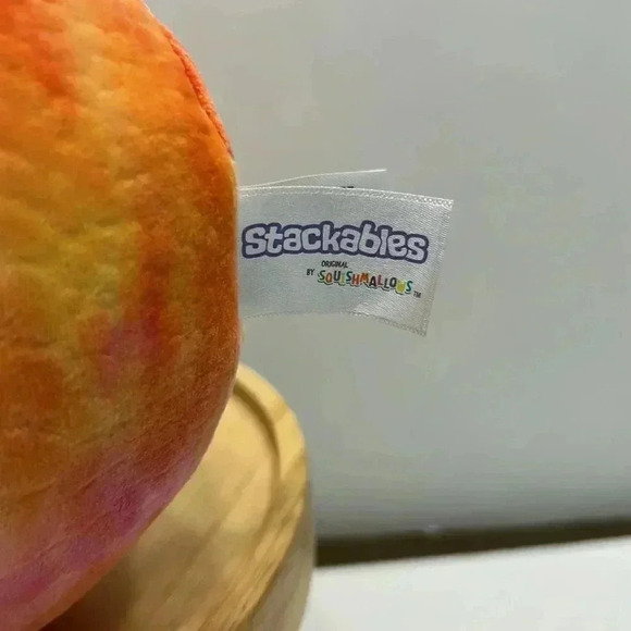 NWT Squishmallows Stackables Trinity Pink Triceratops 12” - Picture 3 of 5